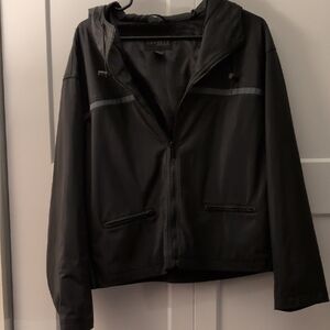 Express Black Jacket with Hood